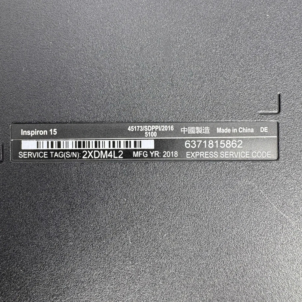 Dell Inspiron‎ 15 3558 Laptop 15.6 i3 5th Gen 1TB Windows 10 Charger READ